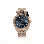 Datejust 41 - Oystersteel & 18 ct White Gold, Bright Blue (2019)