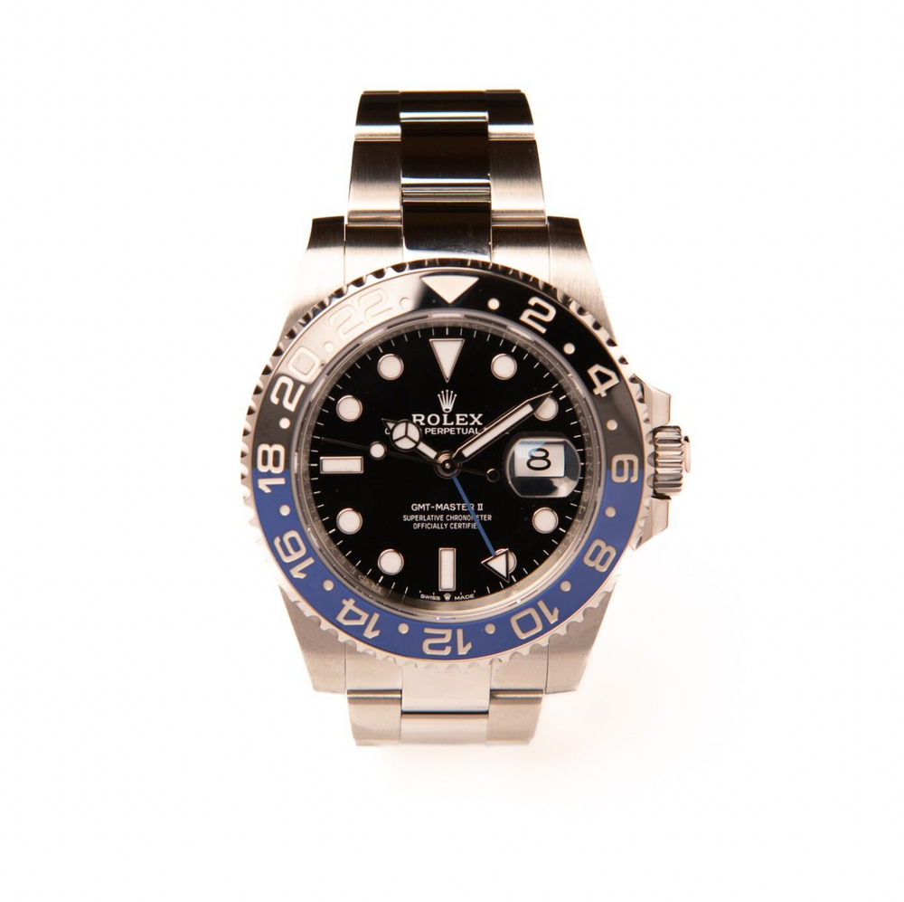 GMT-Master II, 40 mm, Oystersteel "Batman" (2022)