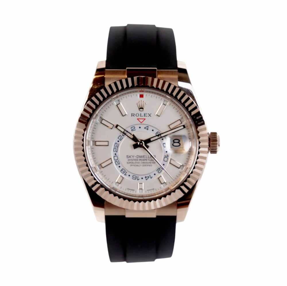 Sky-Dweller 18k Rose Gold on Oysterflex - 2023