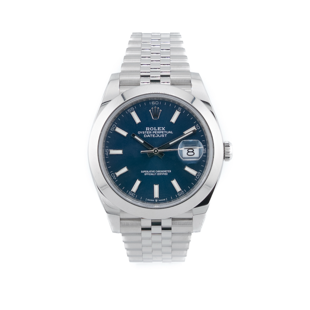 Datejust 41 - Oystersteel, Blue - 2023