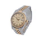 Vintage Rolex Datejust 36 case and fluted bezel, side view