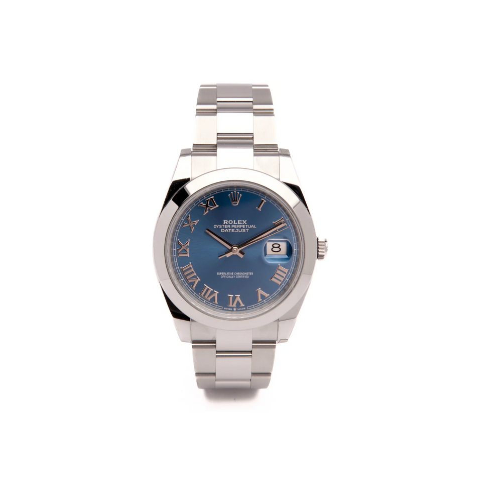 Datejust 41 - Oystersteel, Azzurro Blue (2022)
