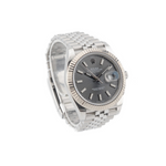 Datejust 41- Oystersteel & 18 ct White Gold, "Rodium" - 2020