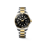 HYDROCONQUEST TWO TONE YELLOW GOLD "BLACK" DIAL 42MM