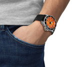 Tissot Seastar 2000 44mm "Orange Wave Motif"