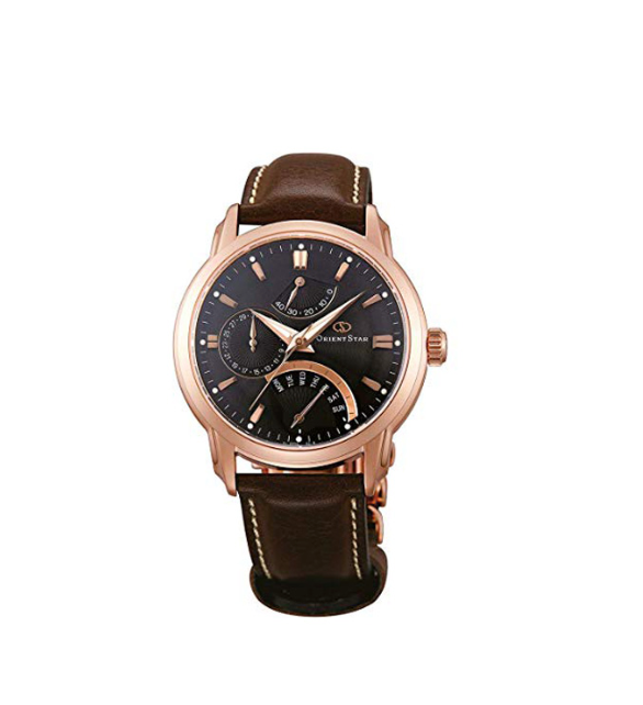 Orient Star Retrograde Rose Gold, Black Dial