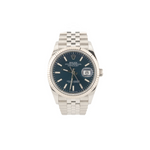 Datejust 36 Oystersteel & White gold "Blue dial' - 2021