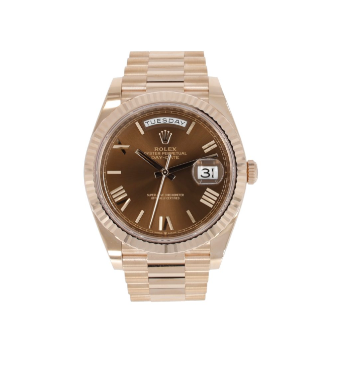 Day-Date 40 Chocolate Dial- Everose Gold