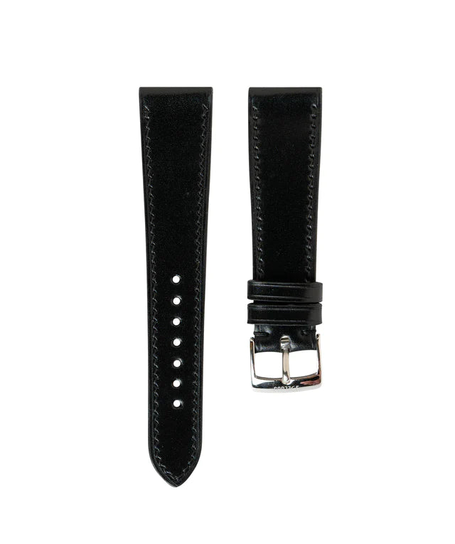 Black Shell Cordovan Slim Strap – DeLuGs | Swiss Emporium Melbourne