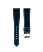 Navy Shell Cordovan Slim Strap