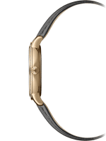 Toccata Ladies 76 Diamonds Grey Satin Quartz Watch, 29 mm