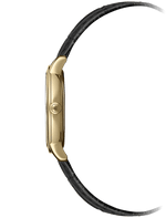 Toccata Ladies Gold PVD Leather Quartz Watch, 29 mm