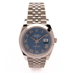 Datejust 41 - Oystersteel, Azzurro Blue
