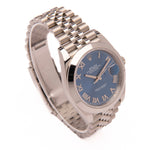 Datejust 41 - Oystersteel, Azzurro Blue
