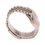 Datejust 41 - Oystersteel and White Gold, Bright Black, Diamond Set Dial