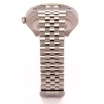 Datejust 41 - Oystersteel and White Gold, Bright Black, Diamond Set Dial