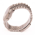 Datejust 41 - Oystersteel and White Gold, Bright Black, Diamond Set Dial