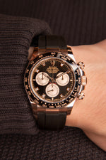 Cosmograph Daytona - Everose Gold, Oysterflex 126515LN (2023) with Stickers