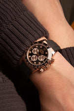 Cosmograph Daytona - Everose Gold, Oysterflex 126515LN (2023) with Stickers