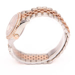 Lady Datejust 28 - Oystersteel & Everose Gold, Rose-colour set with diamonds - (2023)
