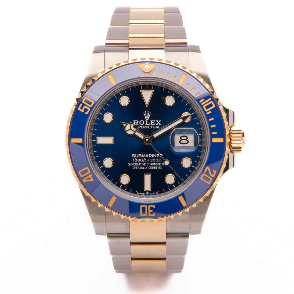 Submariner Date, 41 mm - Oystersteel & Yellow Gold 'Bluesy" (2023) – Rolex | Swiss Emporium Melbourne