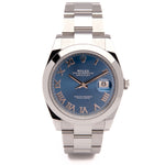 Datejust 41 - Oystersteel, Azzurro Blue (2023)