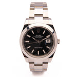 Datejust 41, Oystersteel, Bright Black (2017)