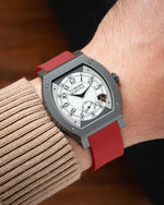 Red Sailcloth CTS Rubber Strap for F.P. Journe Élégante 48mm