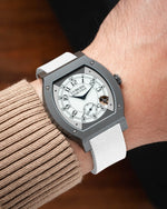 White Sailcloth CTS Rubber Strap for F.P. Journe Élégante 40mm