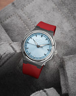 Red Sailcloth CTS Rubber Strap for Artelier Wen Perception