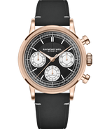 Millesime Automatic Tri-Compax Chronograph Black Sector Dial Watch, 39 mm