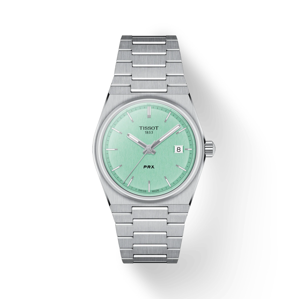 Tissot PRX Quartz "Mint Green" 35mm – Tissot | Swiss Emporium Melbourne