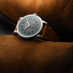 Millesime Automatic Small Seconds Senthol Sinute Track Watch, 35mm