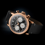 Millesime Automatic Tri-Compax Chronograph Black Sector Dial Watch, 39 mm