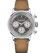 Millesime Automatic Tri-Compax Chronograph Leather Strap Watch, 39 mm