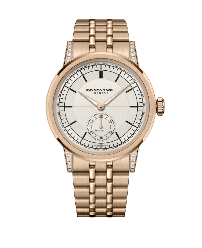 Millesime Automatic Small Seconds Diamonds Watch, 35mm