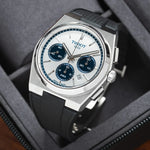 Black Tissot PRX Chronograph CTS Rubber Strap