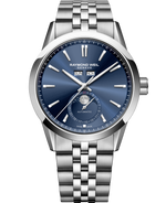 Freelancer Complete Calendar Blue Sunray Dial Watch, 40MM