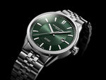 Freelancer Men's Automatic Green Dial Stainless Steel Bracelet Watch, 42 mm
