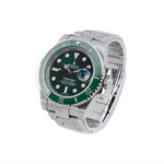 Rolex Submariner Date Hulk 116610LV 40mm case and crown, side view
