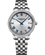 Toccata 34mm - Silver Dial, Diamond Set Bezel