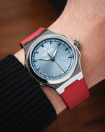 Red Sailcloth CTS Rubber Strap for Artelier Wen Perception