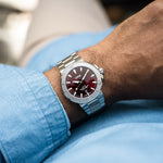 Aquis Date 43.5mm - Cherry
