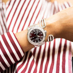 Aquis Date 43.5mm - Cherry