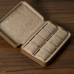 Zip Box (Eight) - Brown/Light Brown