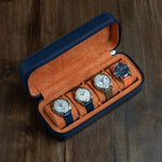 Zip Box (Four) - Navy/Orange