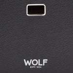 Wolf Roadster 10P Watch Box W/ Drawer Black