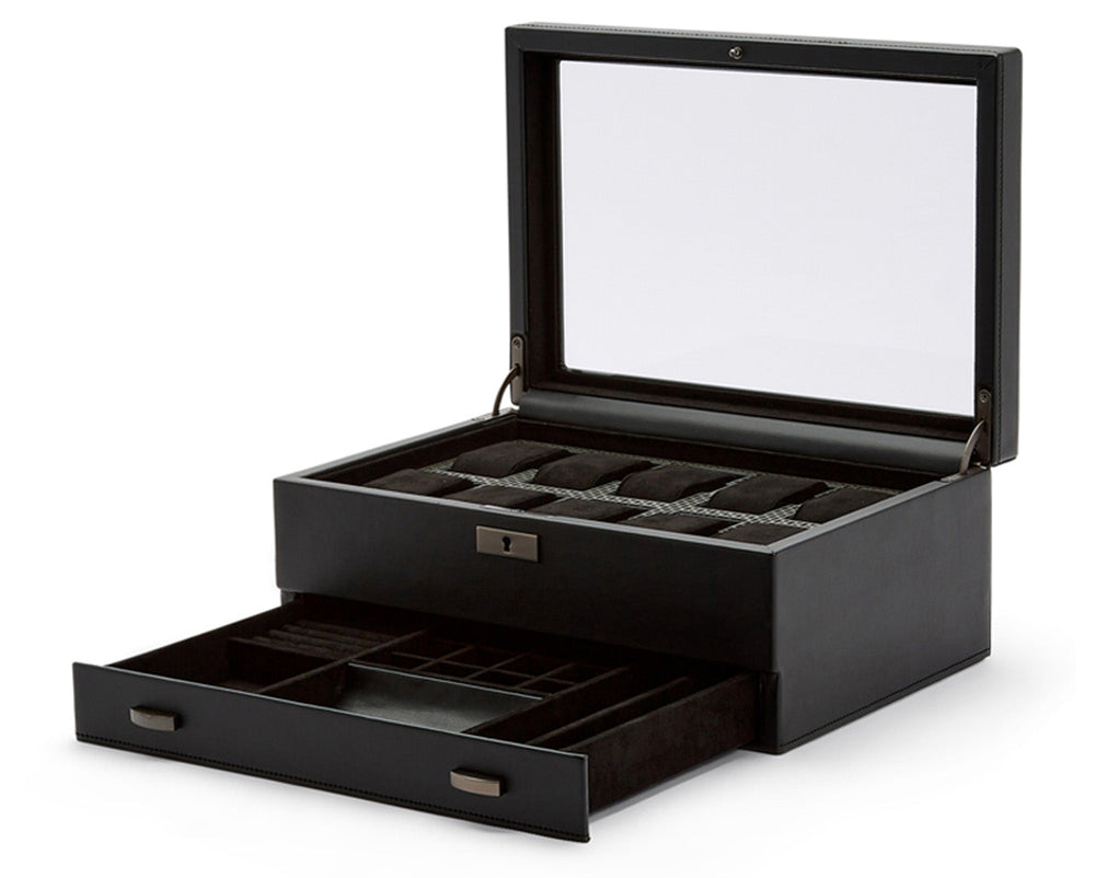 Wolf Axis 10 Piece Watch with Drawer - Swiss Emporium