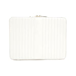 Wolf Maria Large Zip Case White