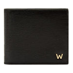 Wolf Logo Billfold Wallet with Coin Pouch Black